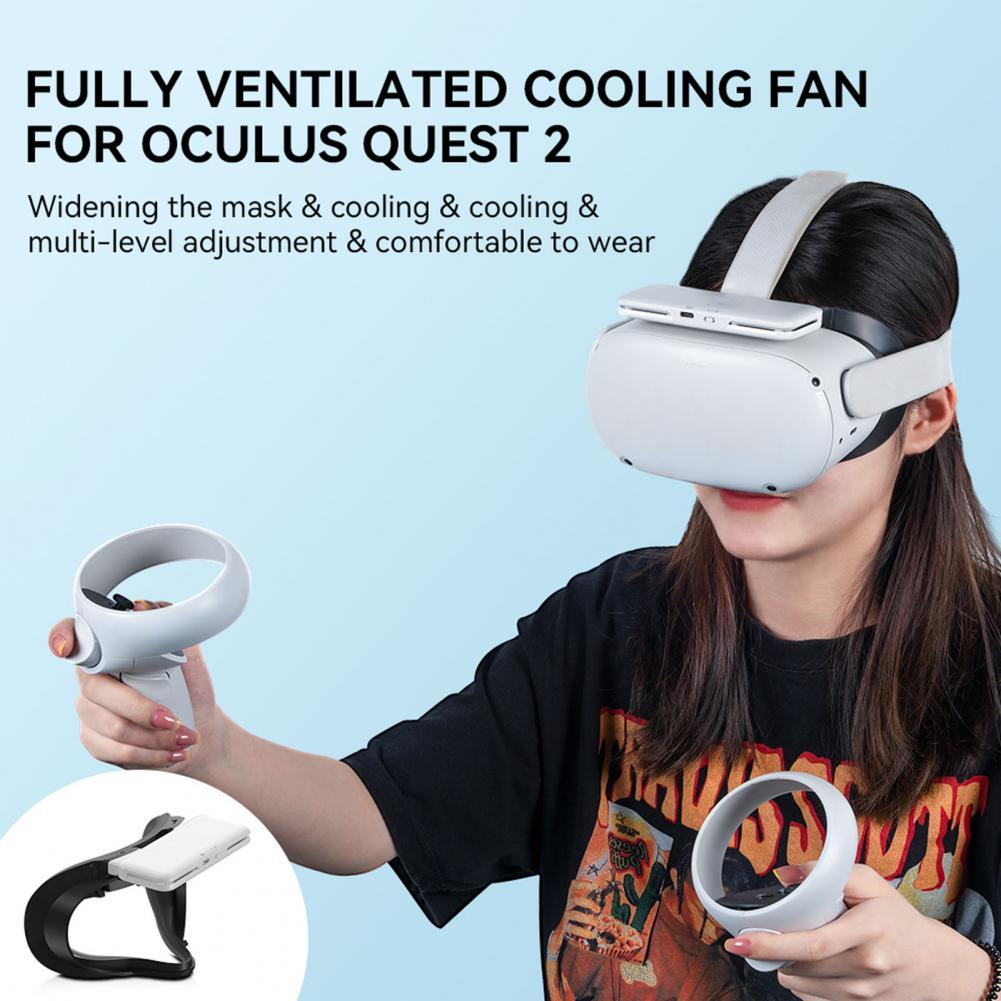 VR Ventilation Fan Strong Wind VR Radiator Fan Soft Anti-frog  Great VR Headset Air Circulation Radiator Facial Cover