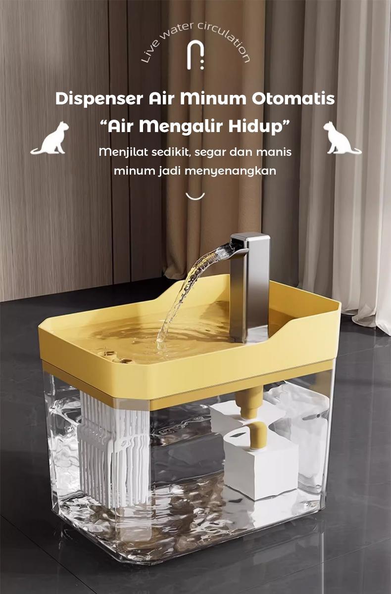 Tempat Minum Otomatis-Tempat Minum Kucing-Pet Water Feeder-Air Mancur Hewan-Keran Air Otomatis Kucing-Filter Air Automatic Tempat Minum Otomatis-Tempat Minum Kucing-Pet Water Feeder-Air Mancur Hewan-Keran Air Otomatis Kucing-Filter Air Automatic