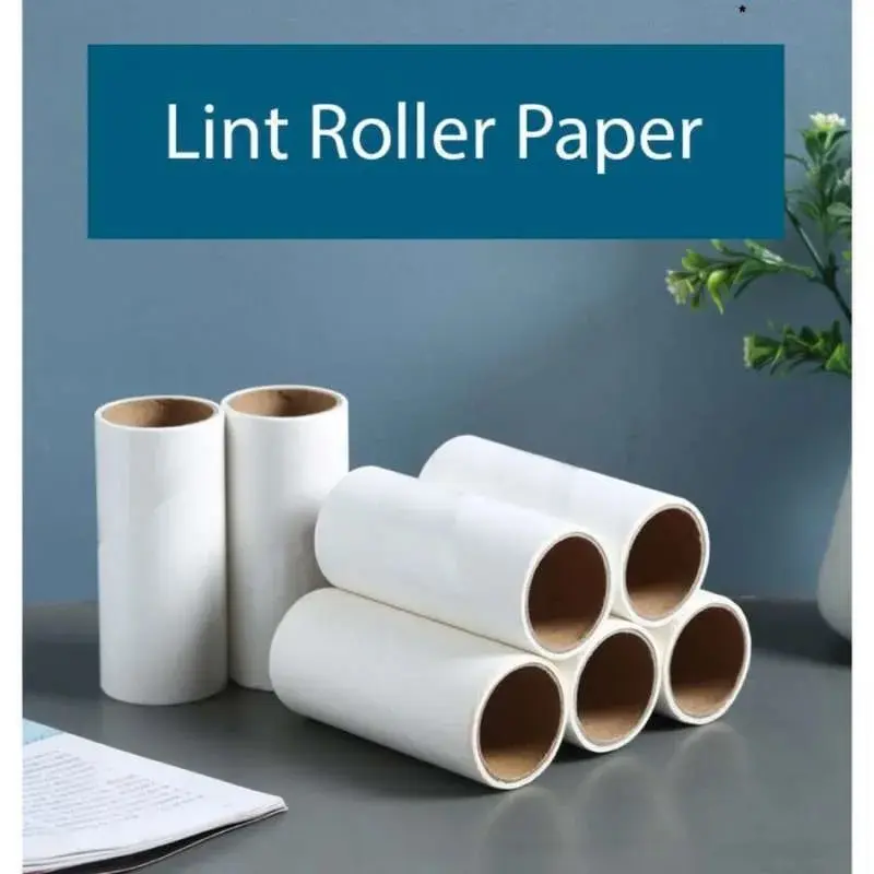 Sticky Roll/Pembersih Bulu Halus Debu Refill Isi Ulang Sticky Roll Pembersih Bulu Debu Bulu Hewan Pembersih Kotoran Pakaian Sofa