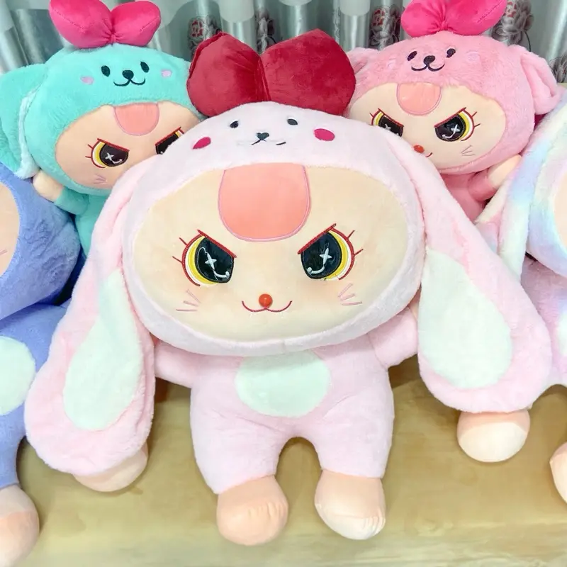 Gấu Bông Búp Bê Baby Three [QC] Cao Cấp Lông Thỏ Mềm Mại Giá Siêu Rẻ Đồ Chơi - Toy Bé Ba Gấu Bông Voi 8