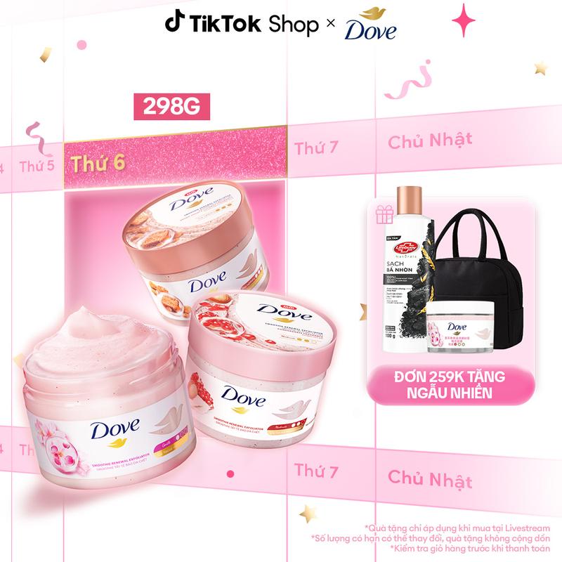  Smoothie Tẩy Da Chết Hỗ Trợ Làm Sạch & Dưỡng Da Body Dove 298G  1  