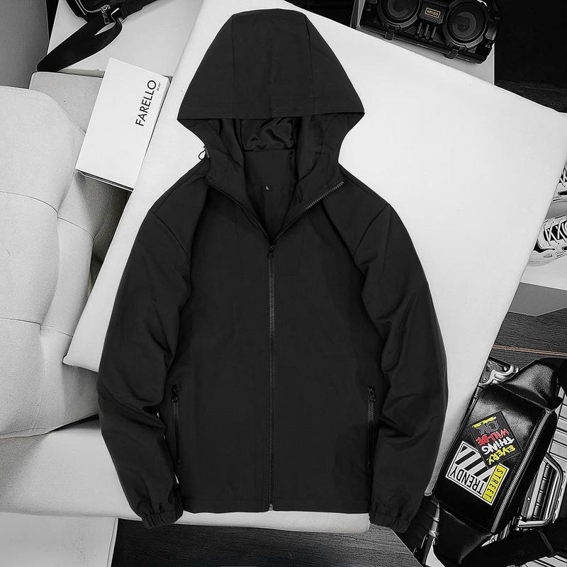Áo Khoác Gió Nam 2 Lớp ZENOMA Chống Nước Cản Gió Cản Bụi Giữ Nhiệt Jacket Menswear - D402