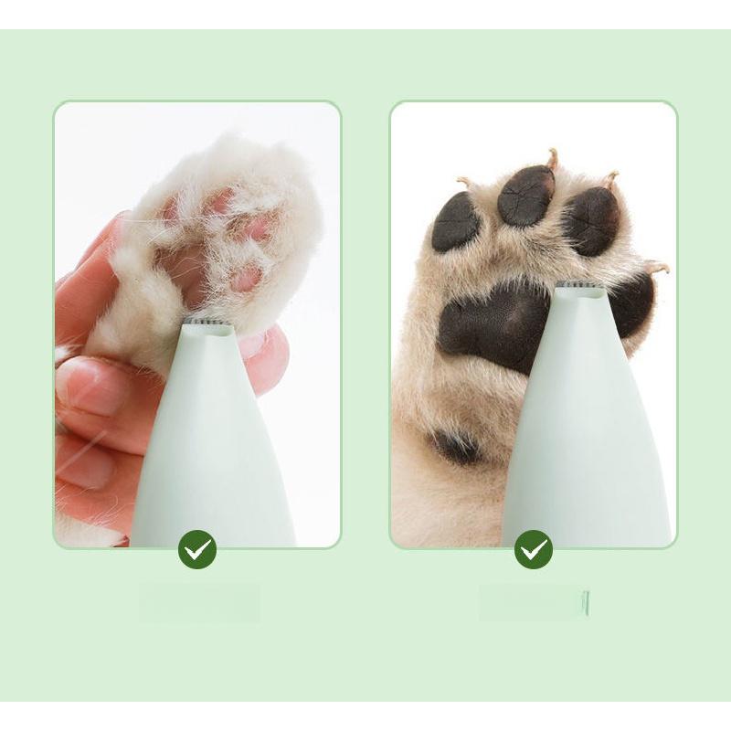 Product Introduction of Cat Foot Shaver Led Charging Light Hair Shaver Dog Foot Shaver Pet Small Electric Clipper Electrical Hair Cutter 3