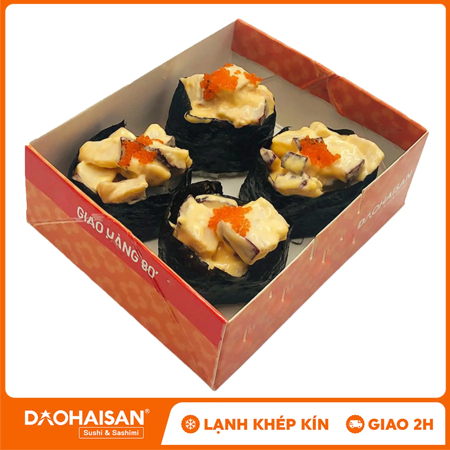 [HCM - Giao 2H] Gunkan Bạch Tuộc -  Phần 4 Viên
