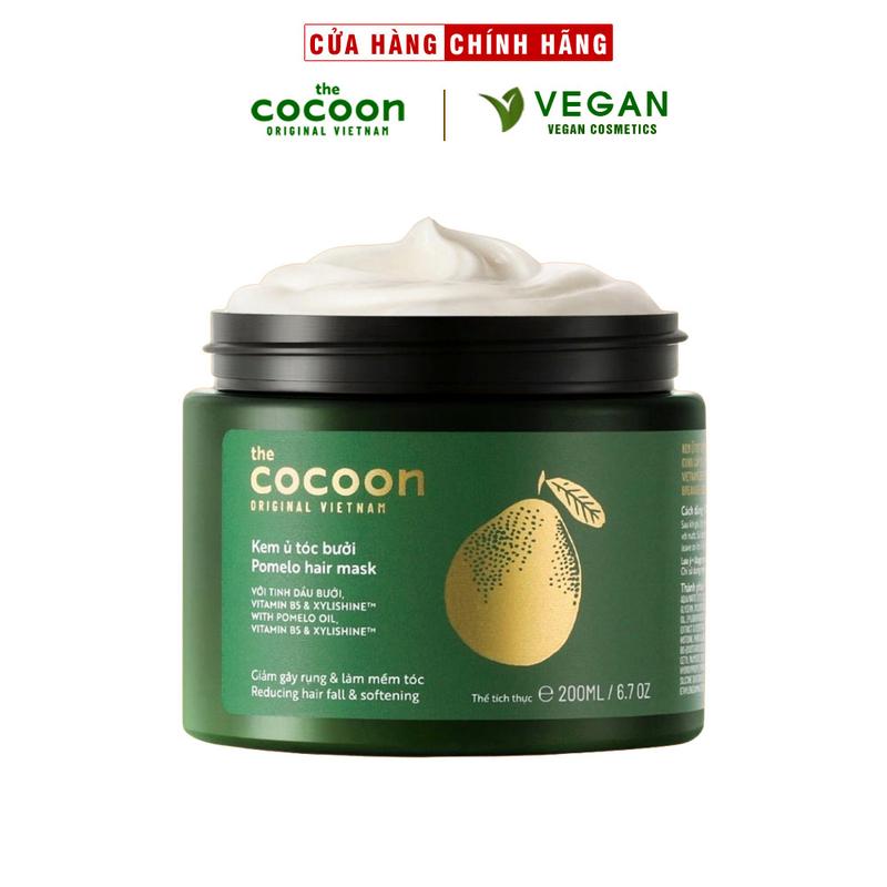 Kem ủ tóc bưởi pomelo Cocoon 200ml mềm mượt tóc