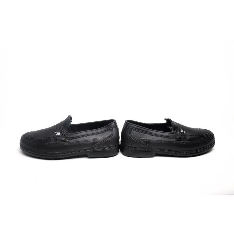 Sepatu pantofel AP Boots AP 977 Hitam - Sepatu Kantor Flat Shoes Pria Kerja 2