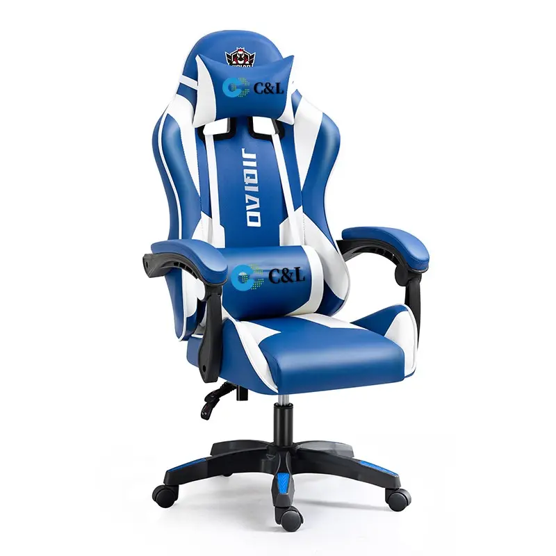 Kursi Gaming KUCA Gaming Chair Murah Kursi Gaming Kursi Ergonomis - Biru dan putih, pure blcak,pink version,doraemon version 3