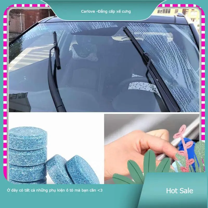 Carlove-Đẳng cấp xế ưngViên sủi tẩy rửa kính oto xe hơi tiện dụng siêu sạch và đậm đặc - 1 viên 4L - FBK t 0
