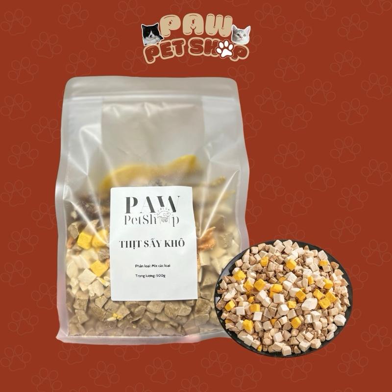 Thịt sấy dinh dưỡng mix thập cẩm các loại thịt sấy pet food