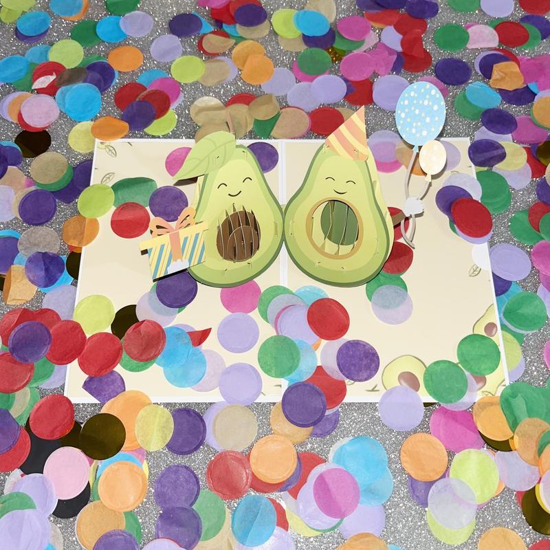 1000 Pieces of Vibrant Pastel Confetti - Transparent Round Paper Decorations,Birthdays, Parties, and Romantic Atmospheres - Perfect for Balloons, Travel, Hotels,Party Decorations|Playful design|Lightweight Decoration, Party Decoration Supplies Hand 4