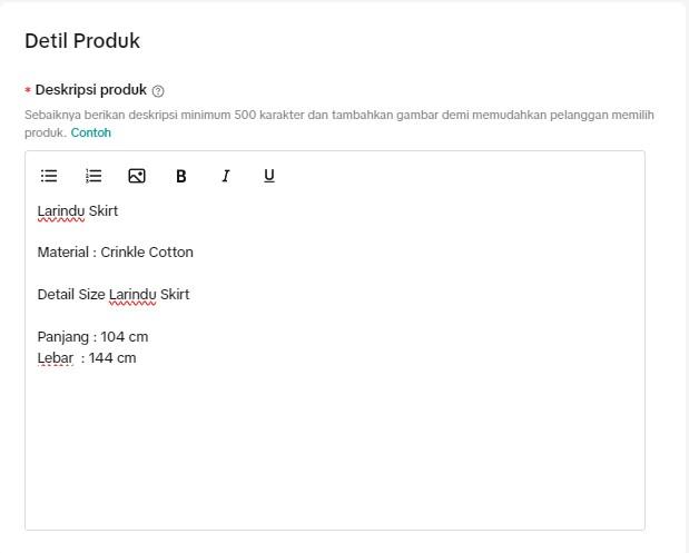 Product Introduction of Mera and Jenar -Larindu Skirt Polos 0