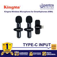 Gambar Kingma KM4 Wireless Microphone with Type C Audio Input RX RX TX dari Sentra Digital Kota Surabaya 1 Tokopedia