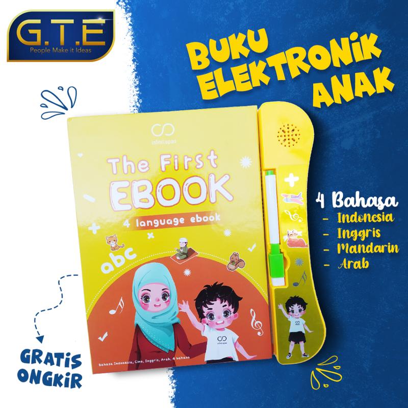 READY STOK Buku Pintar Elektronik Anak VIRAL 4bahasa[Arab Indonesi Inggris Mandarin]/ E Book Pintar Anak/ E BOOK Anak Islami / E BOOK anak 1