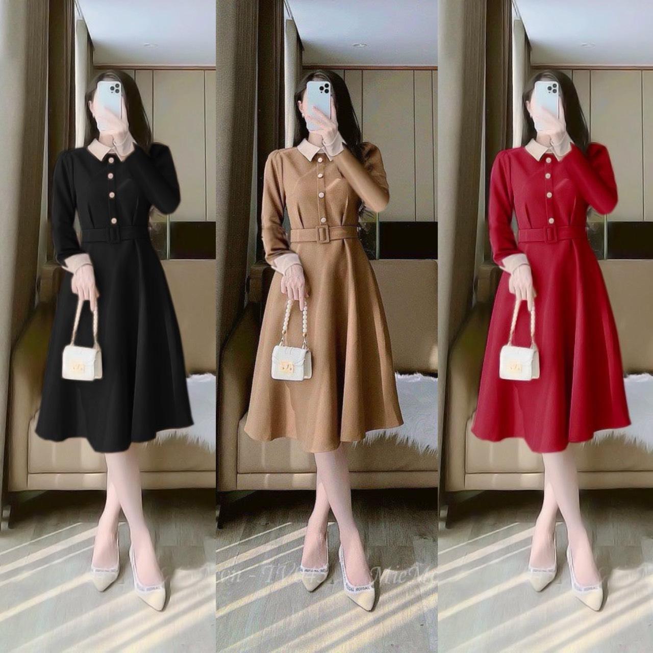 [Xả Kho] Váy Đầm Thời Trang Bigsize Thiết Kế Siêu Xinh Cho Các Nàng 50 - 100Kg Nữ Women - A.1267