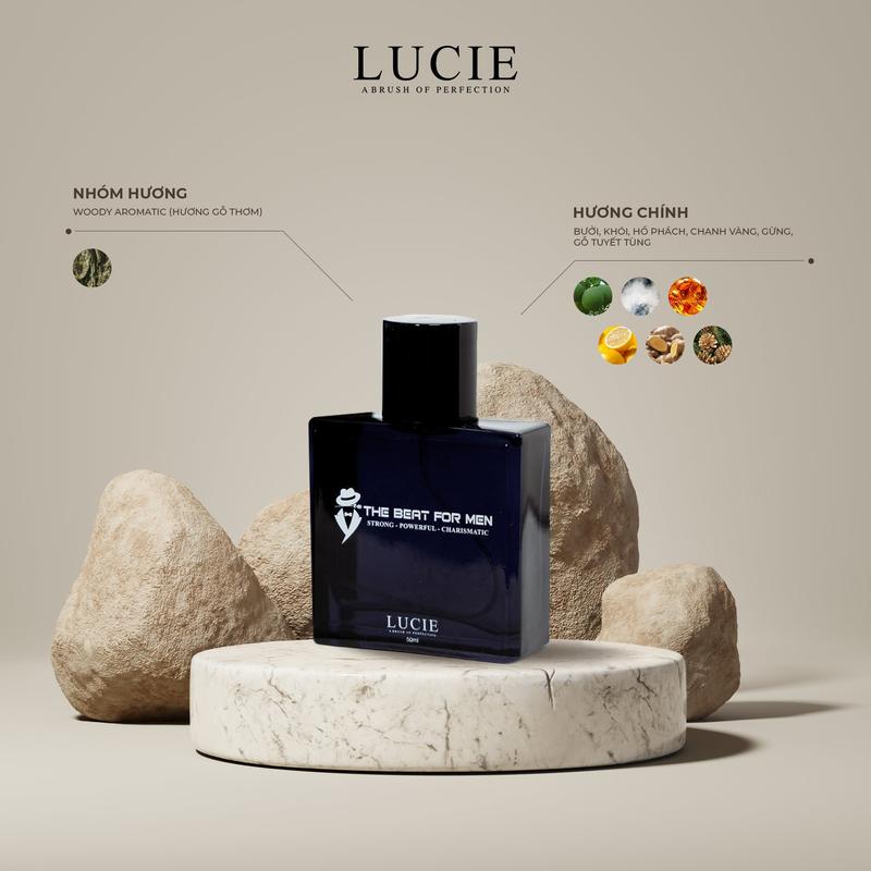 LUCIE Perfume- Nước hoa nam The Beat For Men 50ml, hương thơm nam tính, sang trọng, lưu hương dài lâu