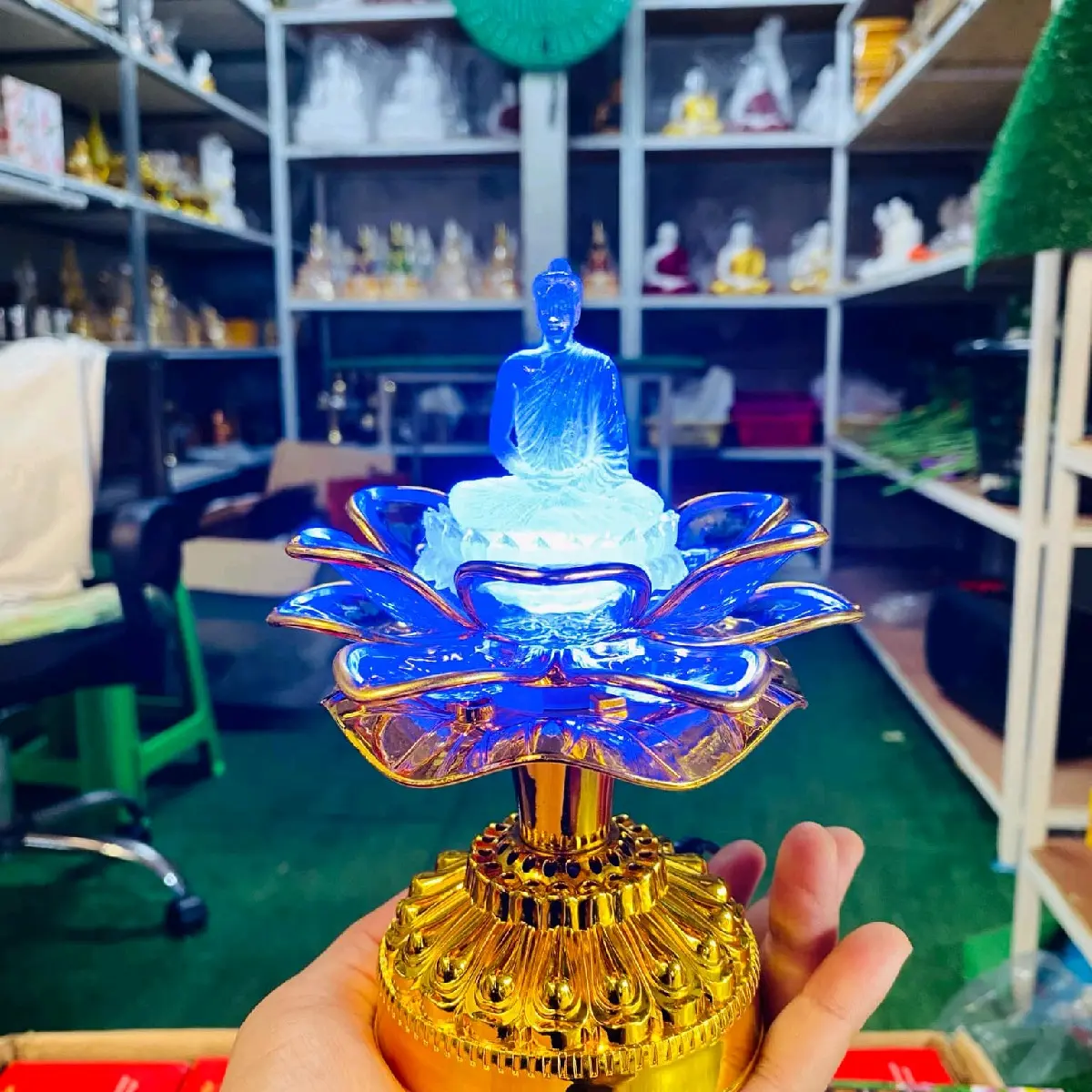 LEDดอกบัวบทสวดพม่าတရားသံ18ပုဒ်ပါကြာဖူးထိုင်ဘုရား