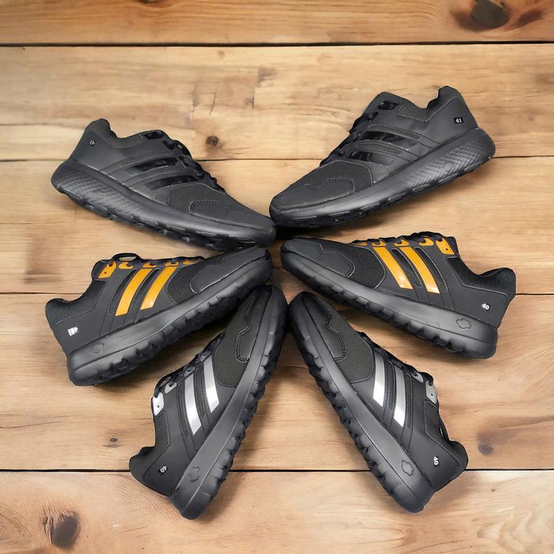 Giày thể thao giày cặp nam nữ giày học sinh viên đen sọc vàng, đen sọc bạc - Fullsize từ 36 đến 44 đế siêu vải lưới thoáng Shoes Đế Bằng