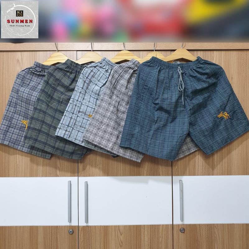 Quần Đùi Nam Kate Caro Ngắn Trung Niên Mặc Nhà SUNMEN Size Từ 50kg - 85kg Menswear Có Túi