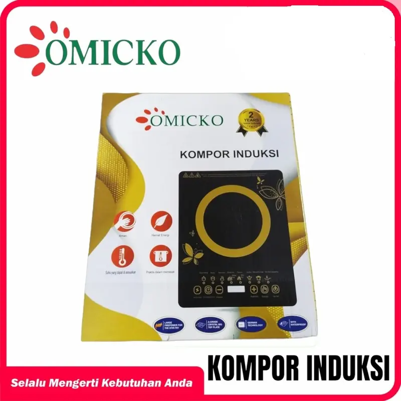 Kompor Induksi Kompor Listrik Omicko OM-060 Om 060 Low Watt 400 Watt 4