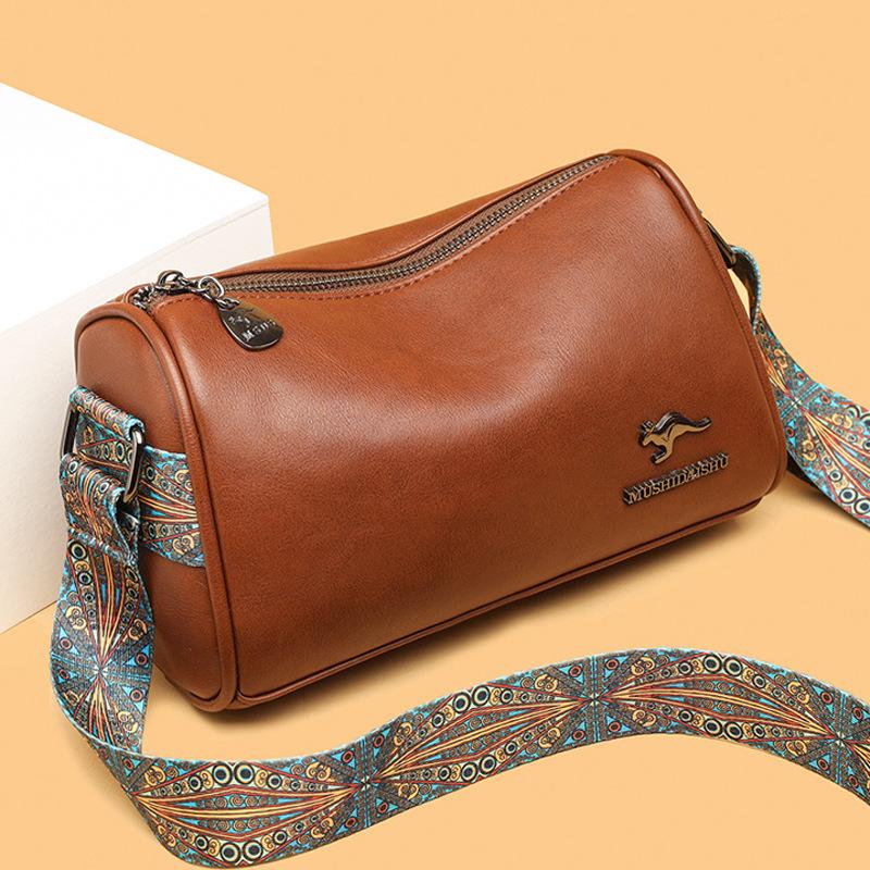 Leather Boston Pillow Bag – Large Shoulder & Crossbody