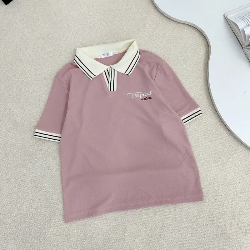 P7 polo nữ nhiều mầu , đơn giản lịch sự , thanh lịch ,dễ phối đồ , chất liệu conton lỗ nhỏ thoáng khí 4