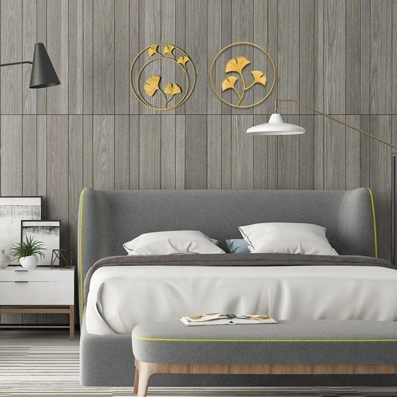 [Vinnatsu]Wall Decor Hiasan / Dinding Besi Metal Leaf Wall Art Decor/WALL Decor Nordic Dinding Besi Sofa Ruang Tamu 8