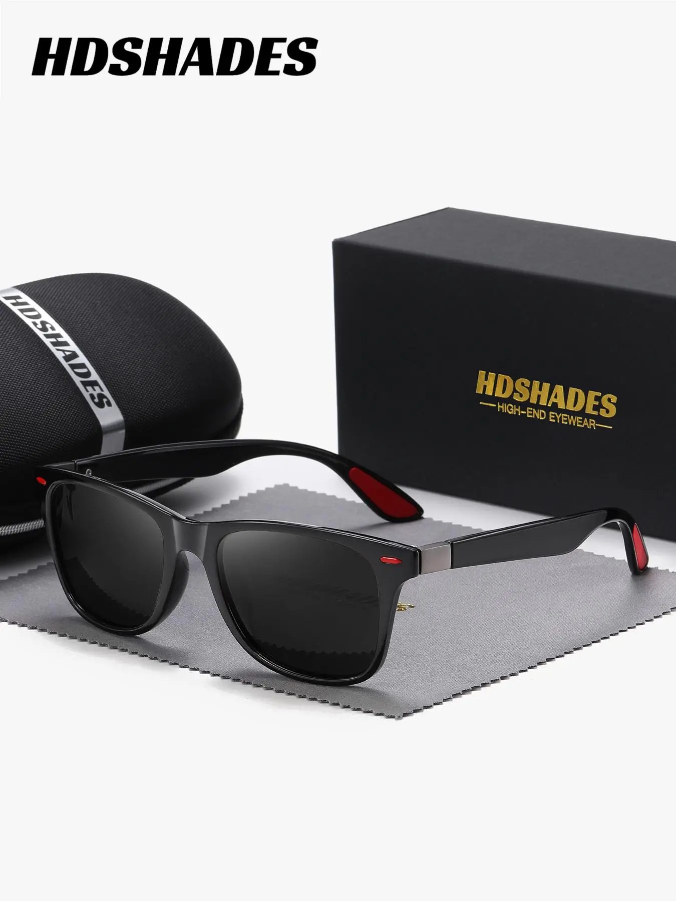 Unisex Simple Style Plain Color Sunglasses, Trendy Casual Rectangle Frame Sunglasses for Everyday Use, Fashion Accessories for Outdoor Activities