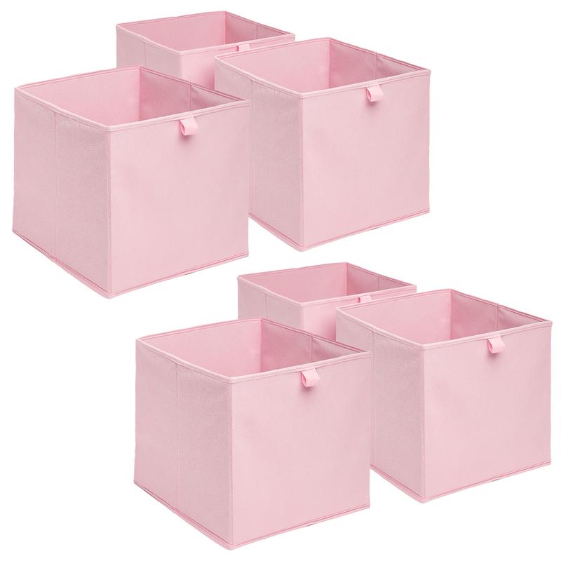 OHS Foldable Fabric Storage Boxes Collapsible Square Cube Organiser Multi Pack 2