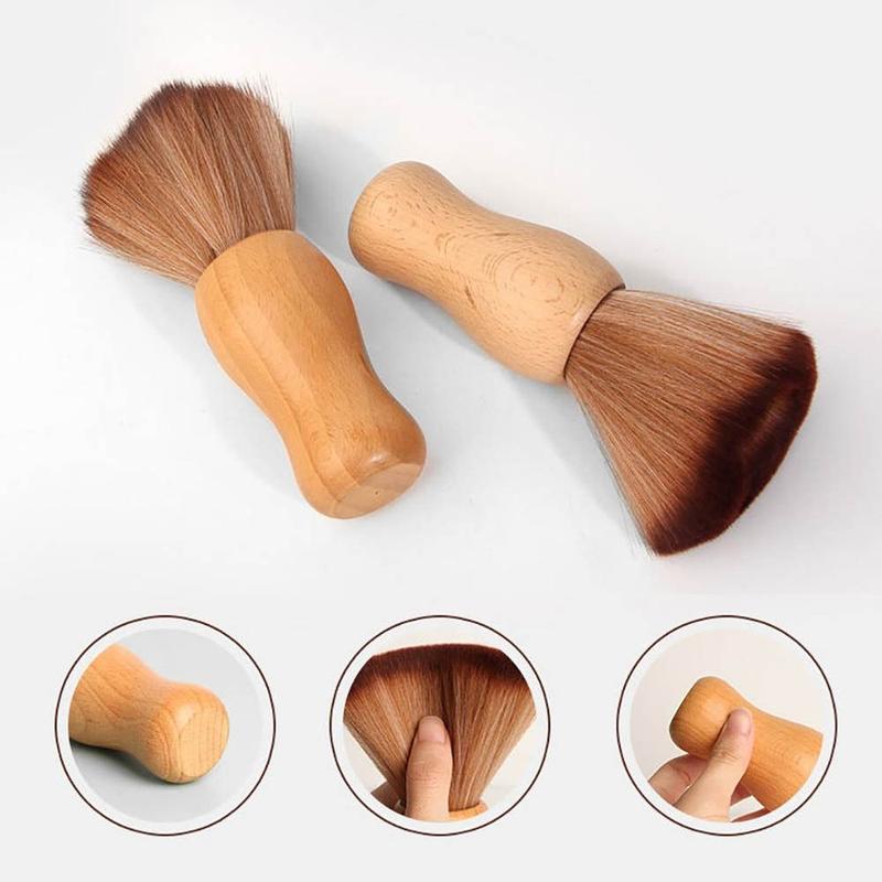 Product Introduction of Fashion Wooden Shaving Brush Natural Fiber Handle Facial Beard Cleaning Duster Household Cleaning Tools Barber Accessory 16