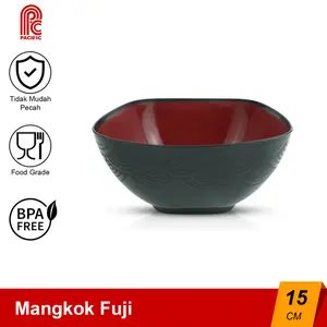 PACIFIC Mangkok Fuji Plastik 15 X 15 CM Feeding Bowl Tempat Makan Food Grade PAC-PCMR-03