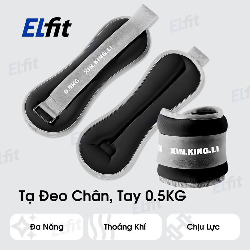Tạ Đeo Chân Tay 0.5kg SYLAPRO Phiên Bản Bi Sắt Thiết Kế Dạng Băng Dán Hỗ Trợ Chạy Bộ Tập Gym Chơi Thể Thao