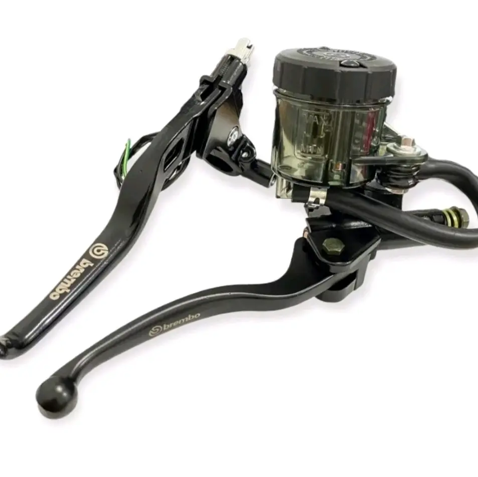 {COD} Master Rem Big Smoke Set Kanan Kiri Single Tabung Universal Semua Motor