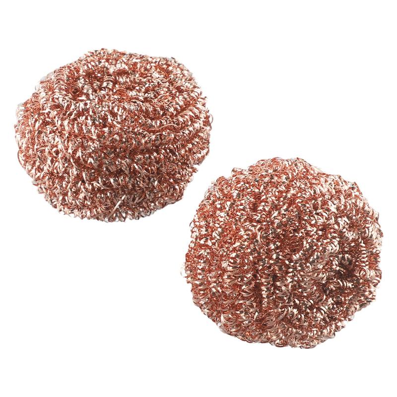 10PCS Copper Metal-Wire Sponge Ball Iron Tip Nozzle Cleaner Slag Remover Cleaning Ball Desoldering Soldering Iron Mesh Filter 8