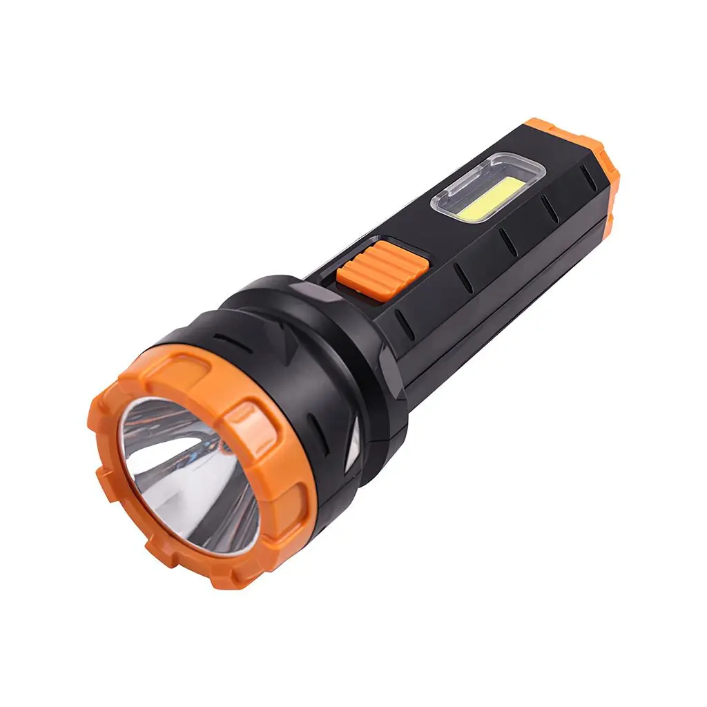Senter Terang 2 Mode Cahaya Led+Cob Bahan ABS XJ-228