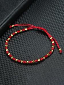Pulsera de cuerda ajustable, pulsera trenzada a la moda para mujeres y hombres, joyería versátil y exquisita para regalo de cumpleaños