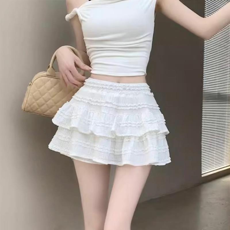 Chân váy xoè 2 tầng/ Có Lớp quần trong chị em phái đẹp an tâm khi mặt 6