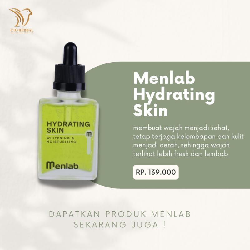 Product Introduction of MENLAB SERUM WAJAH PRIA - SERUM MENLAB HYDRATING SKIN Paling Ampuh Original BPOM For Men HYDRATING SKIN SERUM Skin Care Pria Cerahkan Wajah Whitening Glowing perawatan jerawat & flek Hitam 0
