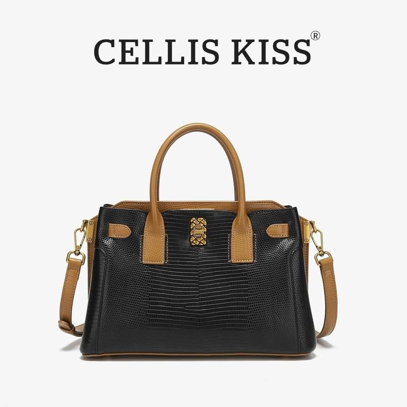 88646<KÈM TÚI GIẤY HÃNG> Túi xách nữ CELLIS KISS thiết kế sang trọng, đẳng cấp. Màu đen Bag