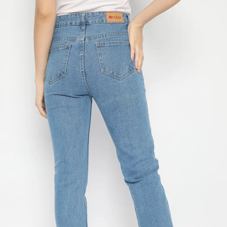 Celana Boyfriend Highwaist Jeans NUBER FIREWEED Panjang Dewasa Denim 6