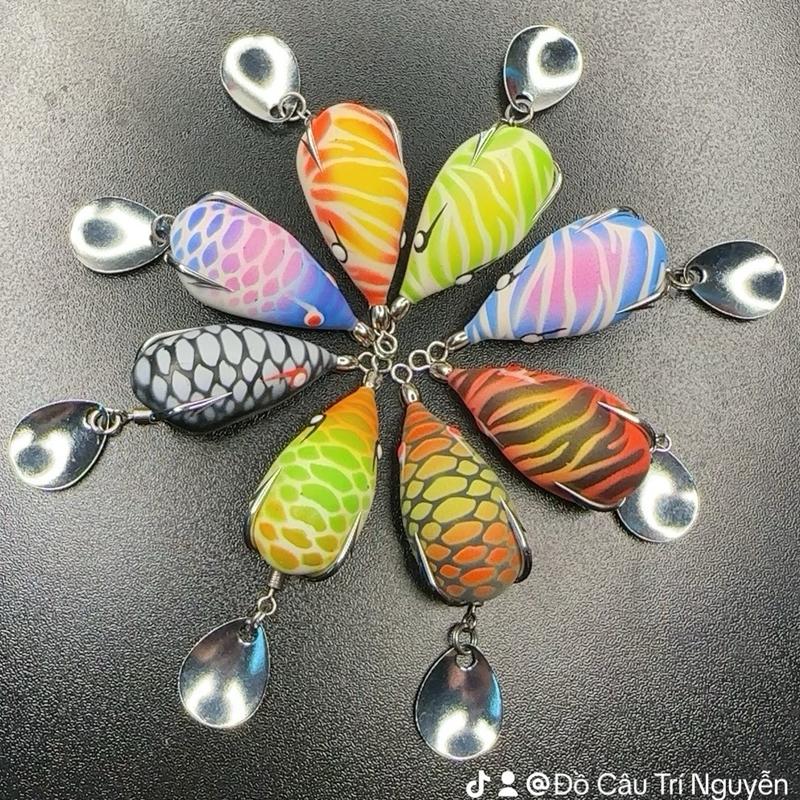  Nhái hơi F35 lưỡi độ thủ công thép 1,8 ly không rỉ . body chính hãng của TNT. Size 3,5cm. " Fishing tringuyen" 