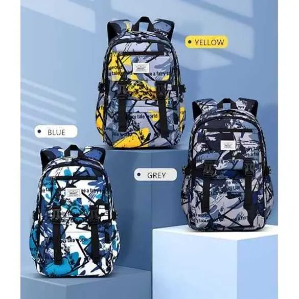 Tas Sekolah Anak Laki Laki Impor / Tas Anti Air / Tas Sekolah Import / Tas Ransel Anak Sekolah SD SMP TA038 0