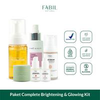 Gambar [6pcs] Fabil Bundle Complete Brightening & Glowing Kit - Facial Foam - Toner - Serum - Moisturizer - Tinted Sunscreen SPF 45 PA+++ UV Protection - Paket Skincare Bikin Wajah Cerah & Glowing Kering Mencerahkan dari Fabil Natural Kota Bogor 2 Tokopedia
