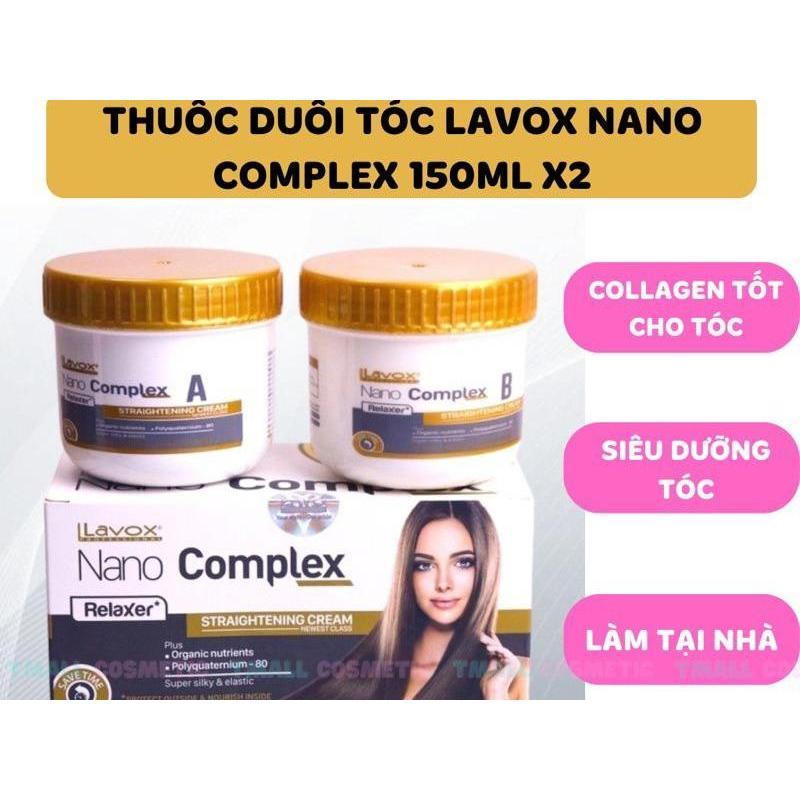  Thuốc duỗi tóc tại nhà LAVOX NANO PHỤC HỒI 150g  TẶNG BAO TAY  công nghệ duỗi nhanh nhẹ mùi hương thơm làm bóng KHỎE tóc 