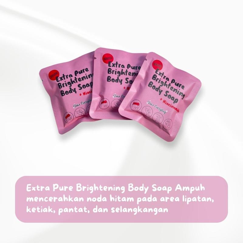 Sowso Extra Pure Brightening Body Soap with niacinamide sabun mandi pemutih pencerah kulit 1