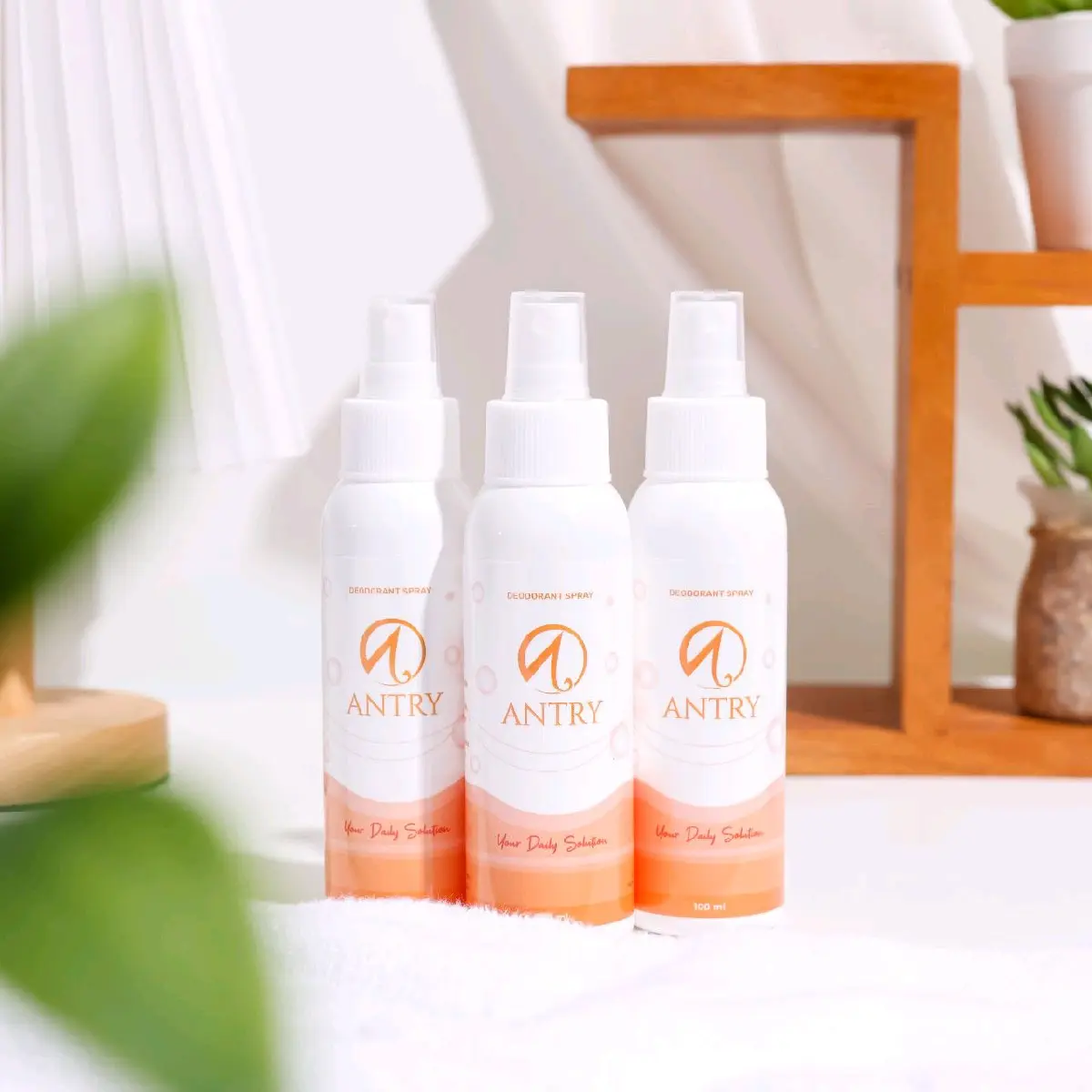 DEODORANT SPRAY 100 ML 3 PCS SUDAH BPOM NATURAL DAN ANTI IRITASI