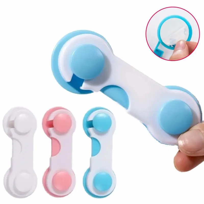 1Pc Children Security Protector Multi-function Baby Antipinch Door Cupboard Cabinet Door Drawer Safety Lock