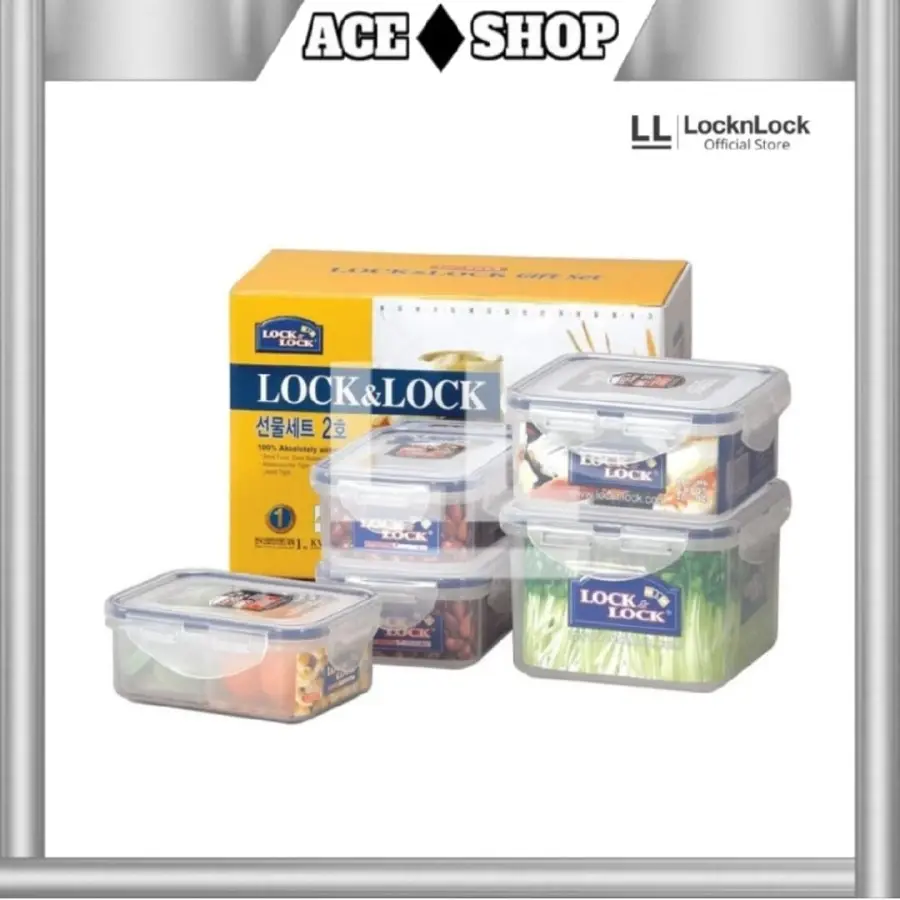 Lock&Lock Gift Set isi 5pcs HPL855GSS