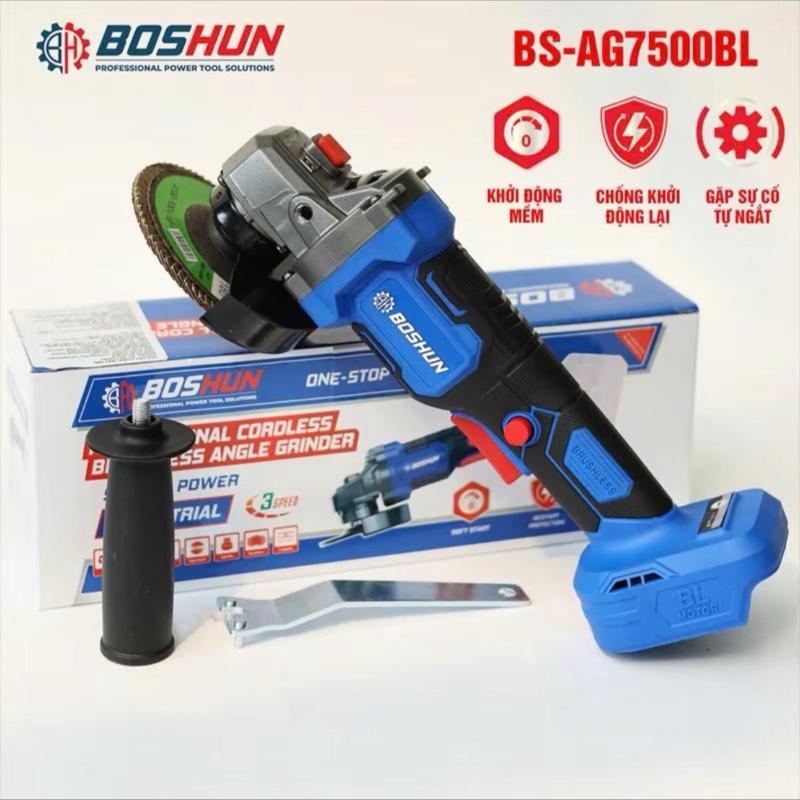 Combo 2 máy Siết Bulong 400n.m + Máy cắt chính hãng Boshun + 1pin 15cell + sạc - Máy cắt có chống sốc đá và chống khởi động lại - chân pin phổ thông m21 - bảo hành 12 tháng 4