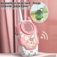 Gambar PIKYO Walkie Talkie Anak Wireless 2pcs - Jarak Jauh 300-600 Meter Mainan Edukasi Hadiah Anak Laki & Perempuan - 859A-SpacePony dari PIKYO INDONESIA Kab. Tangerang 5 Tokopedia
