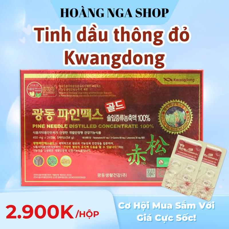 Tinh Dầu Thông Đỏ Cao Cấp Hàn Quốc Kwangdong